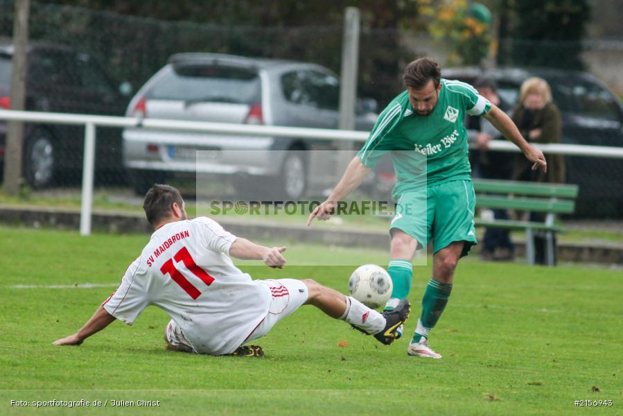 Benedikt Schrödl, Stefan Lurz, 25.10.2015, B-Klasse, Fussball, SV Maidbronn/Grammschatz III, FV Karlstadt II - Bild-ID: 2156943