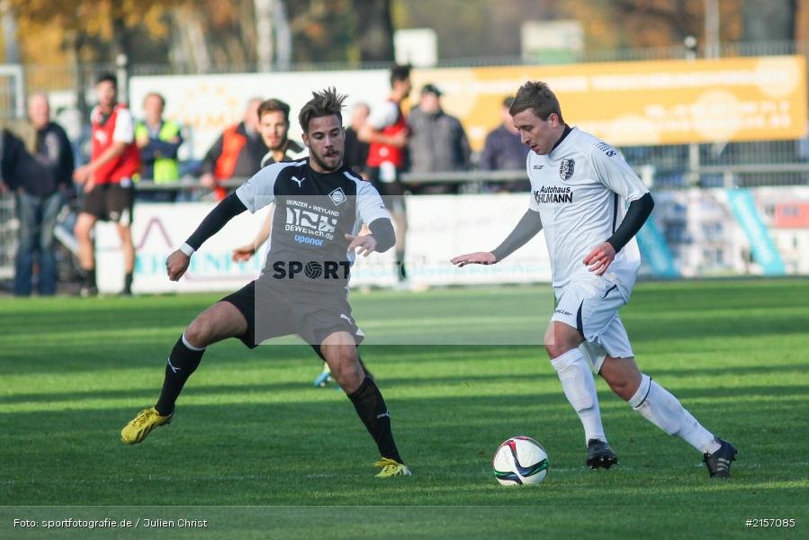 Manuel Römlein, Felix Strassberger, 31.10.2015, Landesliga, Fussball, FVgg Bayern Kitzingen, TSV Karlburg, Karlburg - Bild-ID: 2157085 Manuel Römlein, Felix Strassberger, 31.10.2015, Landesliga, Fussball, FVgg Bayern Kitzingen, TSV Karlburg, Karlburg - Bild-ID: 2157085