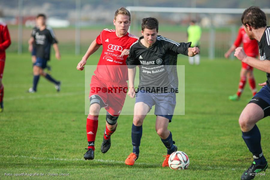 Tobias Hehrlein, Manuel Scheller, Kreisliga Würzburg, 08.11.2015, Fussball, TSV Uettingen, TSV Retzbach - Bild-ID: 2157154