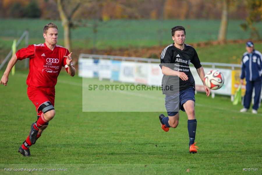Tobias Hehrlein, Manuel Scheller, Kreisliga Würzburg, 08.11.2015, Fussball, TSV Uettingen, TSV Retzbach - Bild-ID: 2157161