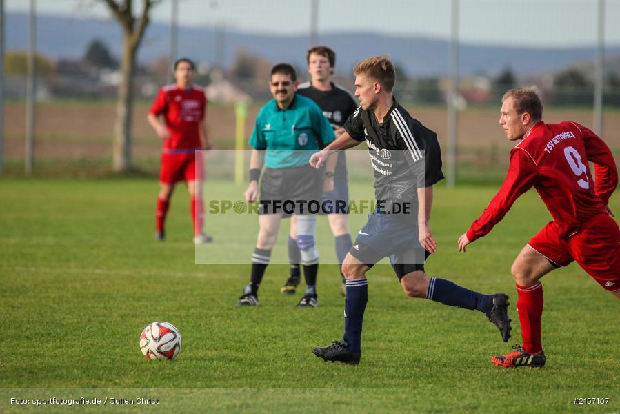 Philipp Gößwein, Lukas Weimer, Kreisliga Würzburg, 08.11.2015, Fussball, TSV Uettingen, TSV Retzbach - Bild-ID: 2157167