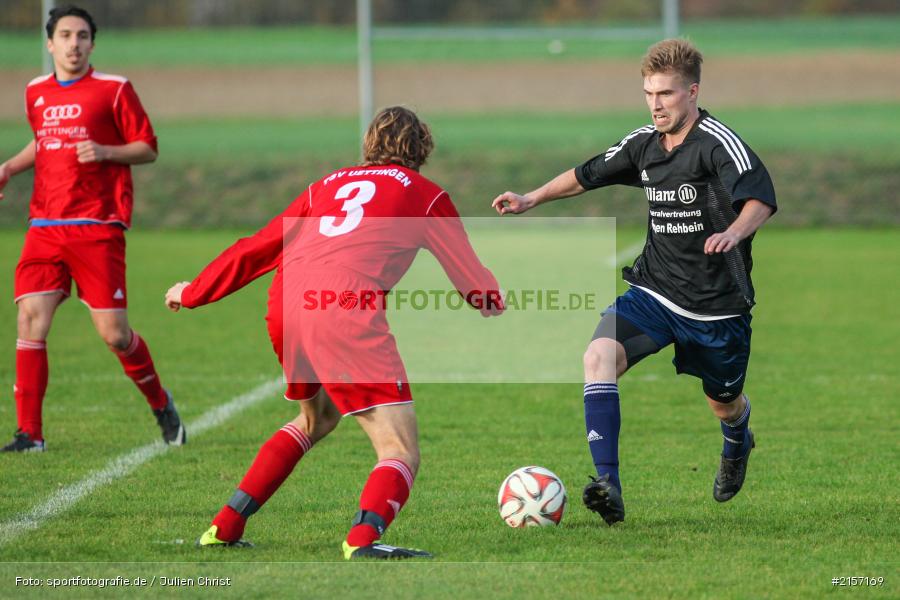 Philipp Gößwein, Andreas Kurz, Kreisliga Würzburg, 08.11.2015, Fussball, TSV Uettingen, TSV Retzbach - Bild-ID: 2157169