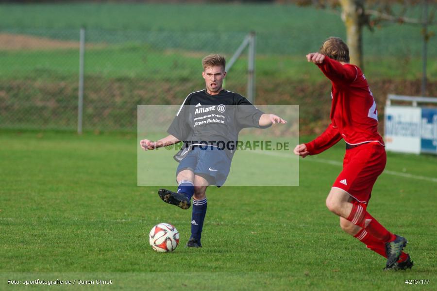 Philipp Gößwein, Hannes Weimer, Kreisliga Würzburg, 08.11.2015, Fussball, TSV Uettingen, TSV Retzbach - Bild-ID: 2157177
