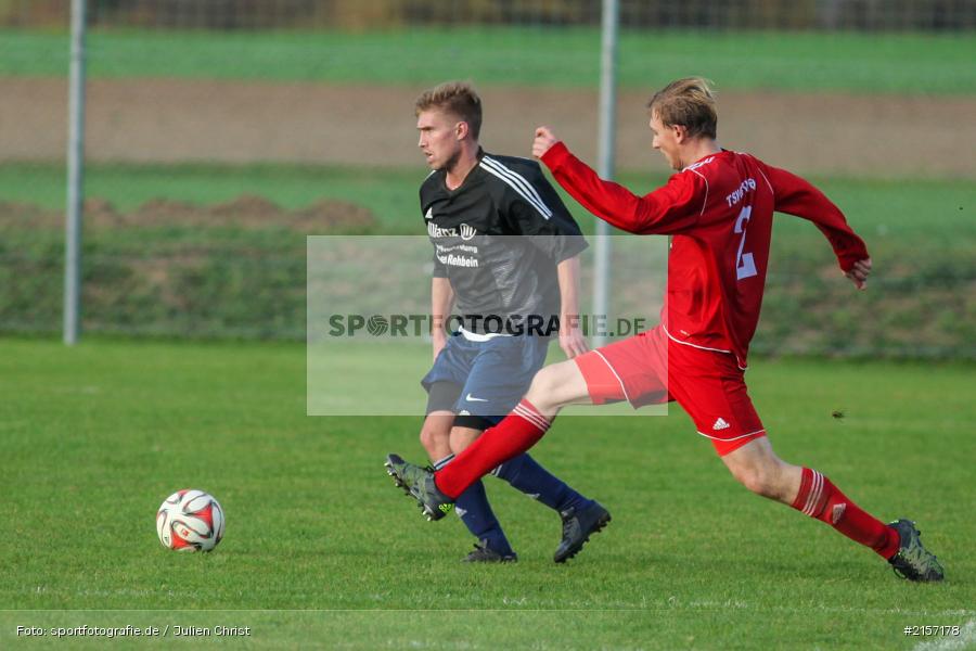 Hannes Weimer, Philipp Gößwein, Kreisliga Würzburg, 08.11.2015, Fussball, TSV Uettingen, TSV Retzbach - Bild-ID: 2157178