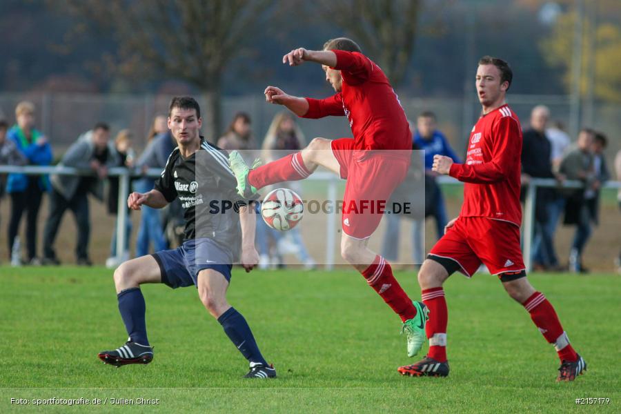Dominic Hessdoerfer, Michael Meckelein, Kreisliga Würzburg, 08.11.2015, Fussball, TSV Uettingen, TSV Retzbach - Bild-ID: 2157179