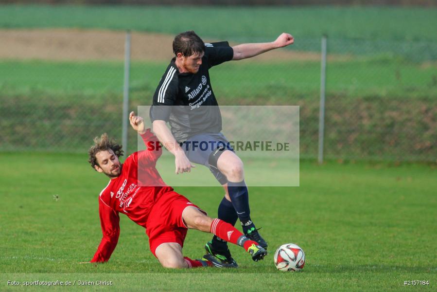 Frank Eisenbacher, Andreas Kurz, Kreisliga Würzburg, 08.11.2015, Fussball, TSV Uettingen, TSV Retzbach - Bild-ID: 2157184