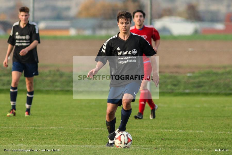 Dominik Hehrlein, Kreisliga Würzburg, 08.11.2015, Fussball, TSV Uettingen, TSV Retzbach - Bild-ID: 2157193