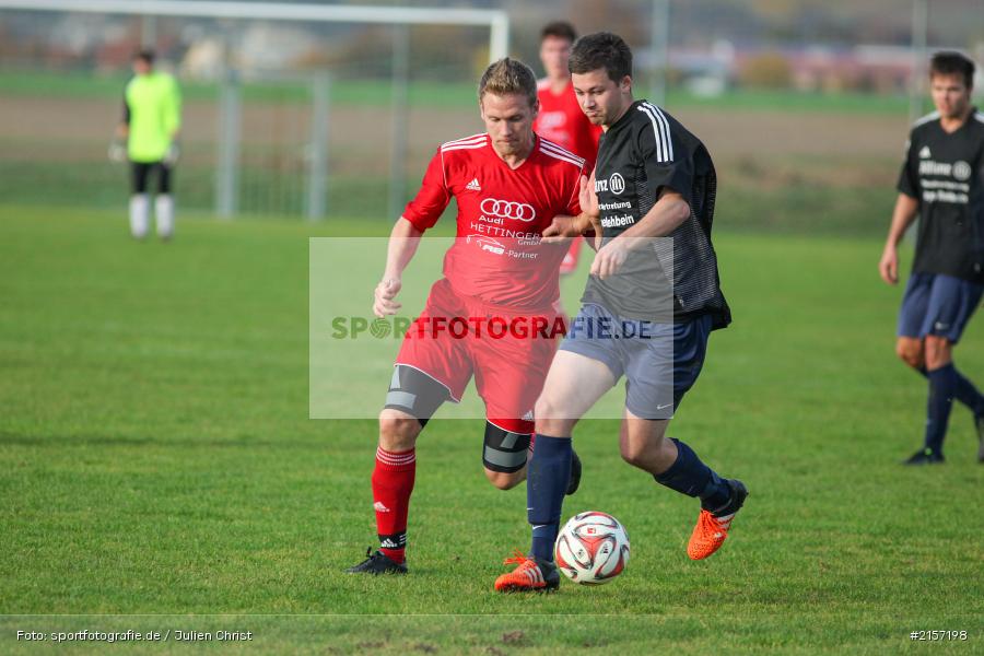 Tobias Hehrlein, Manuel Scheller, Kreisliga Würzburg, 08.11.2015, Fussball, TSV Uettingen, TSV Retzbach - Bild-ID: 2157198