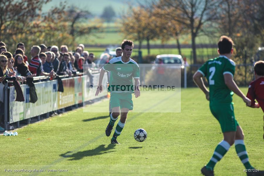 Dominik Lambrecht, Fussball, 08.11.2015, Kreisliga Würzburg, FV Karlstadt, FSV Zellingen - Bild-ID: 2157209