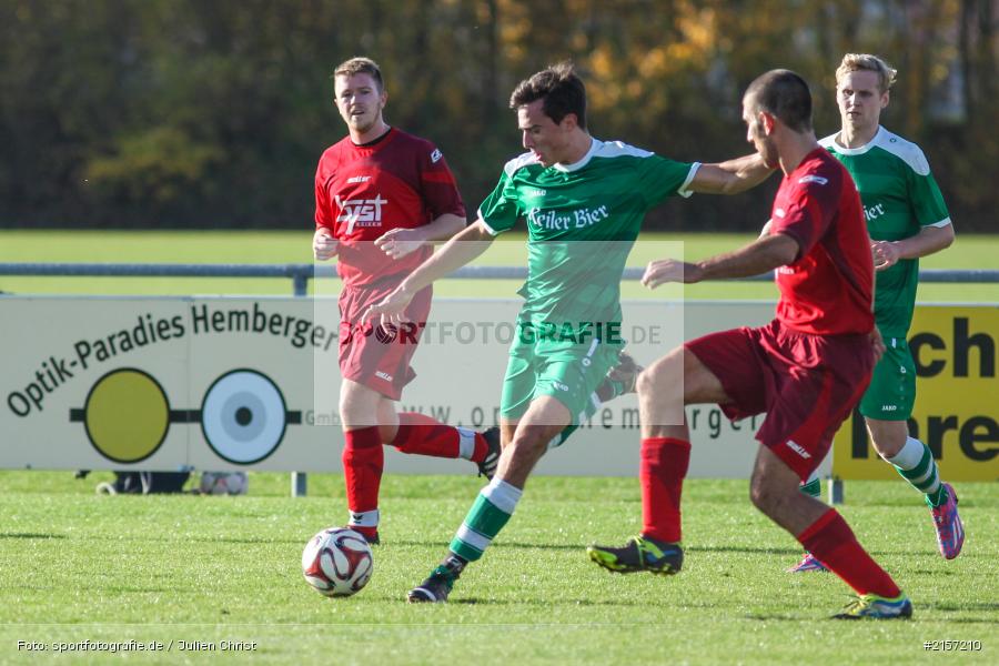 Dominik Lambrecht, Stefan Endrich, Fussball, 08.11.2015, Kreisliga Würzburg, FV Karlstadt, FSV Zellingen - Bild-ID: 2157210