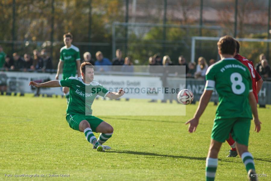 Christian Stich, Fussball, 08.11.2015, Kreisliga Würzburg, FV Karlstadt, FSV Zellingen - Bild-ID: 2157218