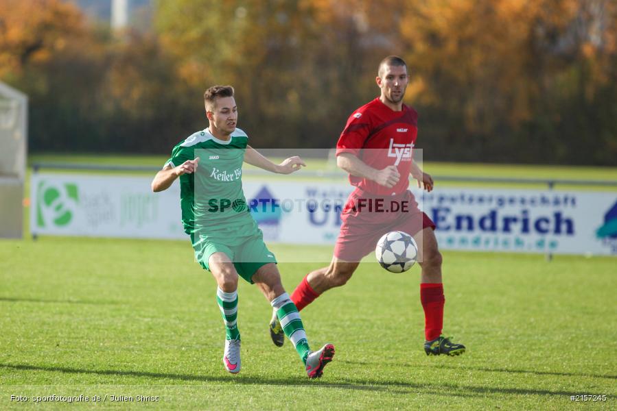 Michael Winkler, Stefan Endrich, Fussball, 08.11.2015, Kreisliga Würzburg, FV Karlstadt, FSV Zellingen - Bild-ID: 2157245