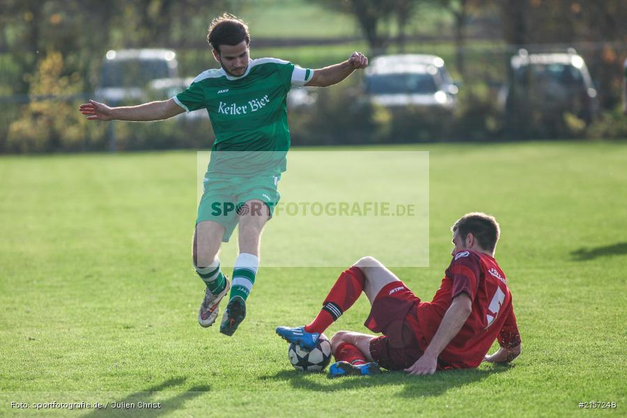 William Vielwerth, Benedikt Drescher, Fussball, 08.11.2015, Kreisliga Würzburg, FV Karlstadt, FSV Zellingen - Bild-ID: 2157248