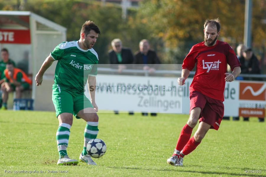 Christian Stich, Andre Döhring, Fussball, 08.11.2015, Kreisliga Würzburg, FV Karlstadt, FSV Zellingen - Bild-ID: 2157256