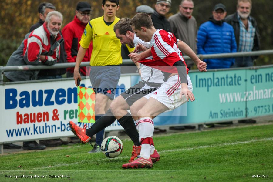Nicolas Müller, Tobias Rosenberger, 14.11.2015, Landesliga, Fussball, SV Memmelsdorf, TSV Karlburg - Bild-ID: 2157263 Nicolas Müller, Tobias Rosenberger, 14.11.2015, Landesliga, Fussball, SV Memmelsdorf, TSV Karlburg - Bild-ID: 2157263