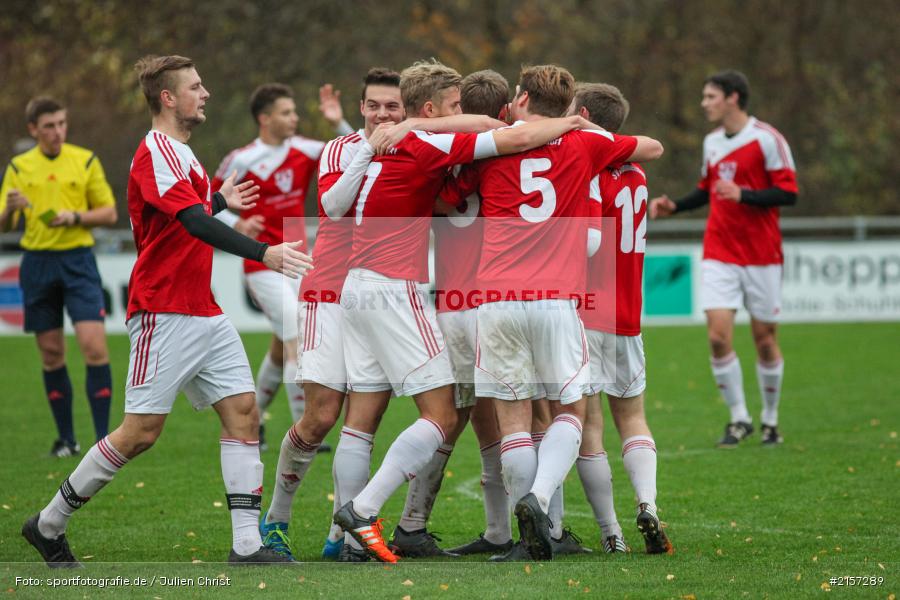 Thomas Kamm, Yannick Weiß, 14.11.2015, Landesliga, Fussball, SV Memmelsdorf, TSV Karlburg - Bild-ID: 2157289