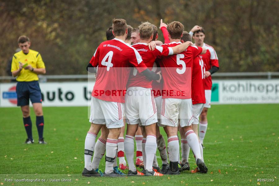 Thomas Kamm, Yannik Weiß, 14.11.2015, Landesliga, Fussball, SV Memmelsdorf, TSV Karlburg - Bild-ID: 2157290