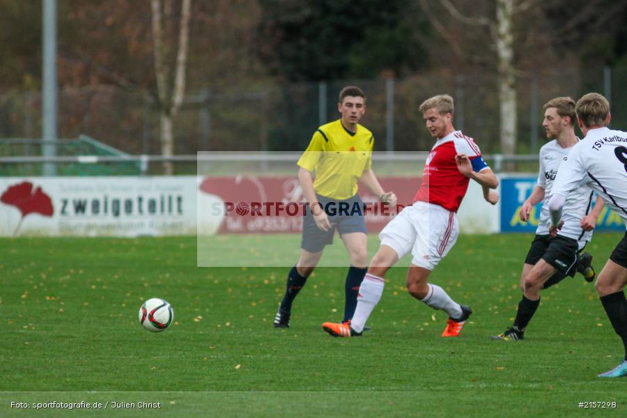 Philipp Grasser, 14.11.2015, Landesliga, Fussball, SV Memmelsdorf, TSV Karlburg - Bild-ID: 2157298