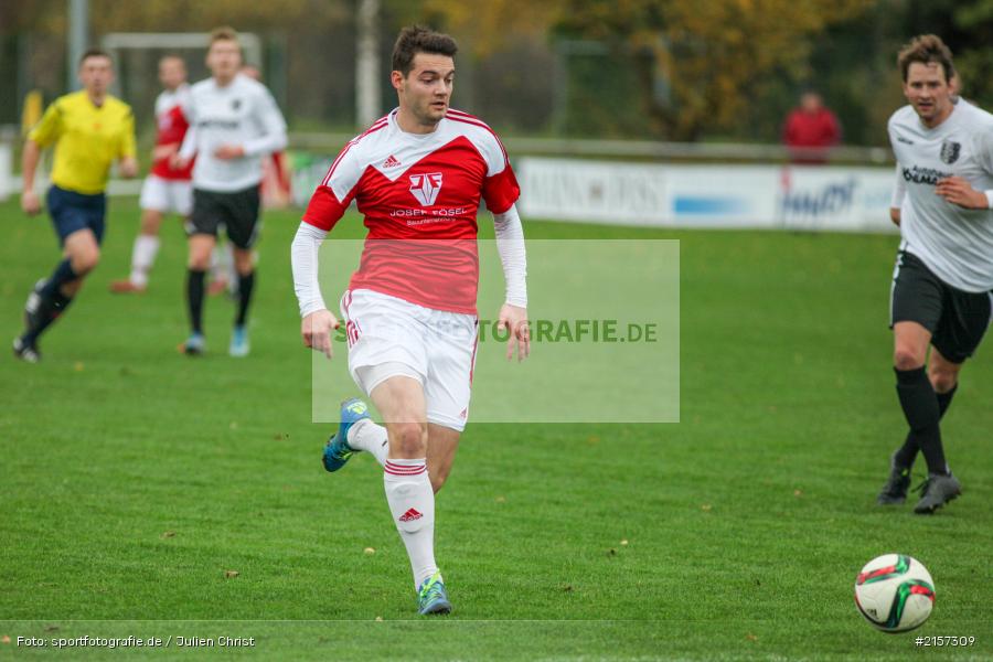 Tobias Seifert, 14.11.2015, Landesliga, Fussball, SV Memmelsdorf, TSV Karlburg - Bild-ID: 2157309