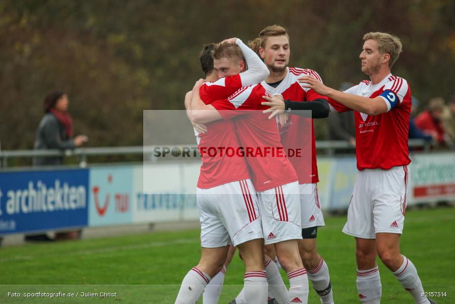 Thomas Kamm, Tobias Seifert, 14.11.2015, Landesliga, Fussball, SV Memmelsdorf, TSV Karlburg - Bild-ID: 2157314