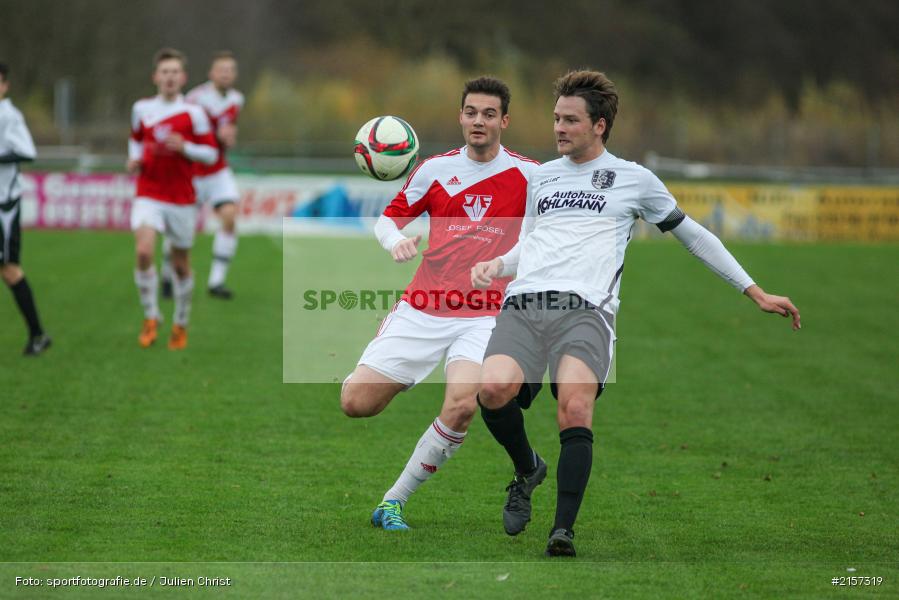 Tobias Seifert, Tobias Wießmann, 14.11.2015, Landesliga, Fussball, SV Memmelsdorf, TSV Karlburg - Bild-ID: 2157319