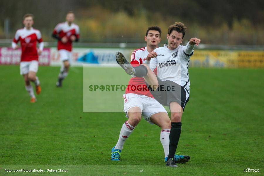 Tobias Seifert, Tobias Wießmann, 14.11.2015, Landesliga, Fussball, SV Memmelsdorf, TSV Karlburg - Bild-ID: 2157320