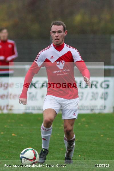 Yannick Weiß, 14.11.2015, Landesliga, Fussball, SV Memmelsdorf, TSV Karlburg - Bild-ID: 2157323