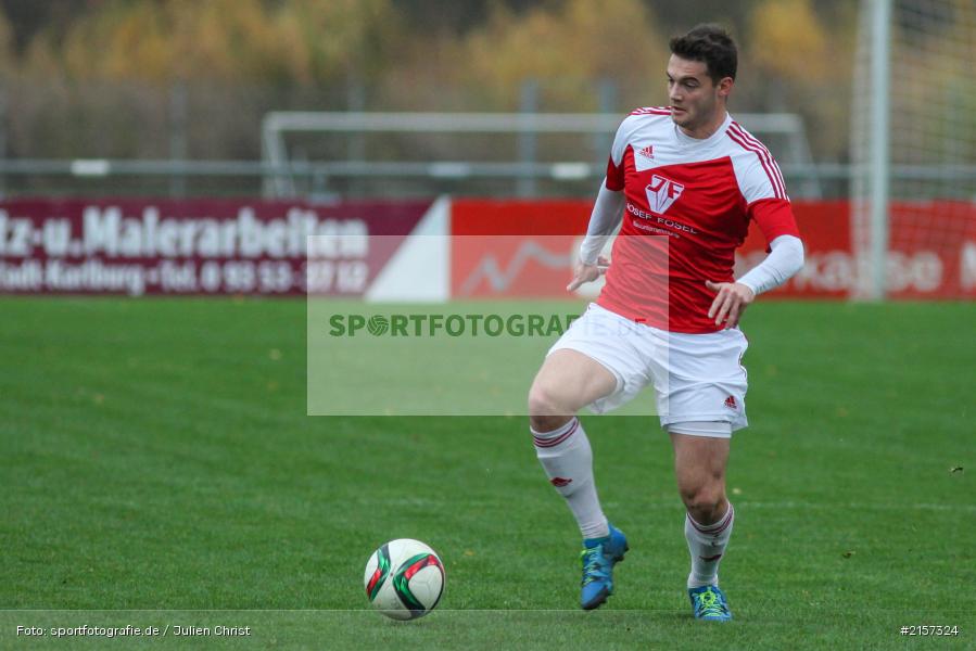 Tobias Seifert, 14.11.2015, Landesliga, Fussball, SV Memmelsdorf, TSV Karlburg - Bild-ID: 2157324