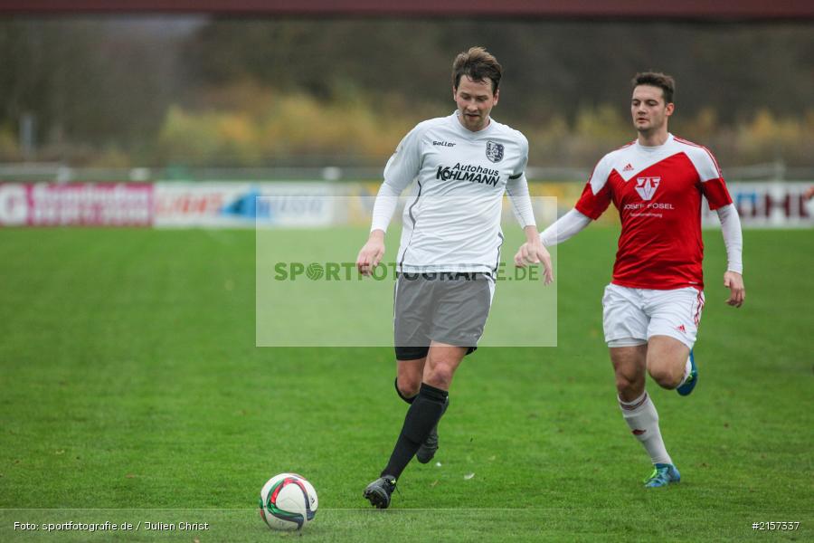 Tobias Seifert, Tobias Wießmann, 14.11.2015, Landesliga, Fussball, SV Memmelsdorf, TSV Karlburg - Bild-ID: 2157337