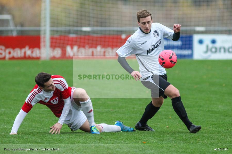 Manuel Römlein, Tobias Seifert, 14.11.2015, Landesliga, Fussball, SV Memmelsdorf, TSV Karlburg - Bild-ID: 2157345 Manuel Römlein, Tobias Seifert, 14.11.2015, Landesliga, Fussball, SV Memmelsdorf, TSV Karlburg - Bild-ID: 2157345