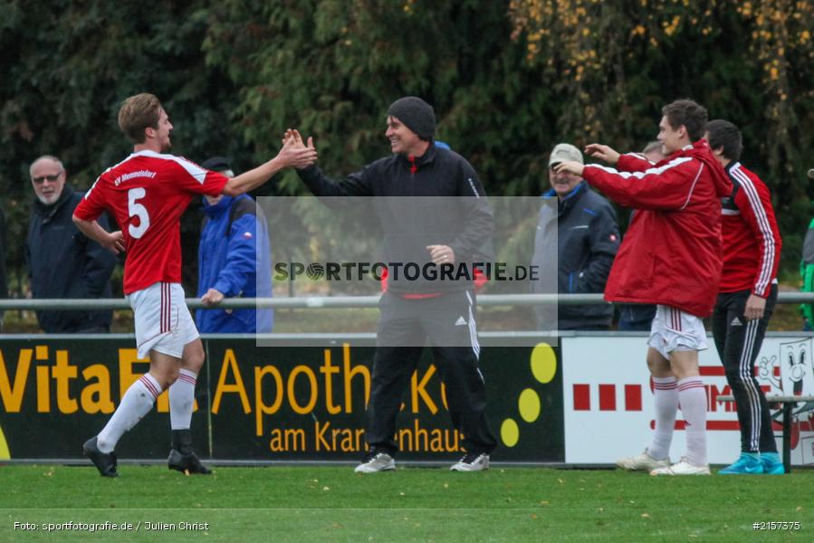 Niklas Griebel, Rolf Vitzhtum, 14.11.2015, Landesliga, Fussball, SV Memmelsdorf, TSV Karlburg - Bild-ID: 2157375