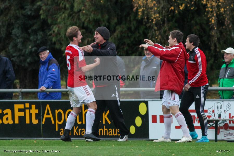 Niklas Griebel, Rolf Vitzhtum, 14.11.2015, Landesliga, Fussball, SV Memmelsdorf, TSV Karlburg - Bild-ID: 2157377 Niklas Griebel, Rolf Vitzhtum, 14.11.2015, Landesliga, Fussball, SV Memmelsdorf, TSV Karlburg - Bild-ID: 2157377