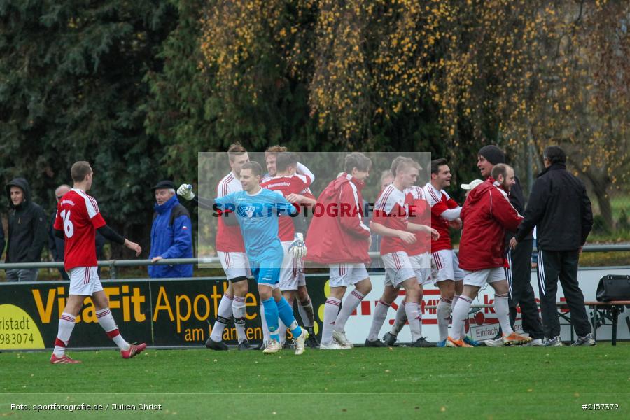 Niklas Griebel, Rolf Vitzhtum, 14.11.2015, Landesliga, Fussball, SV Memmelsdorf, TSV Karlburg - Bild-ID: 2157379