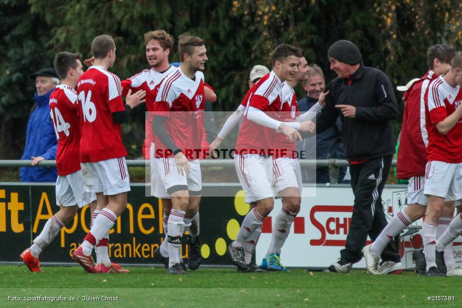 Niklas Griebel, Rolf Vitzhtum, 14.11.2015, Landesliga, Fussball, SV Memmelsdorf, TSV Karlburg - Bild-ID: 2157381
