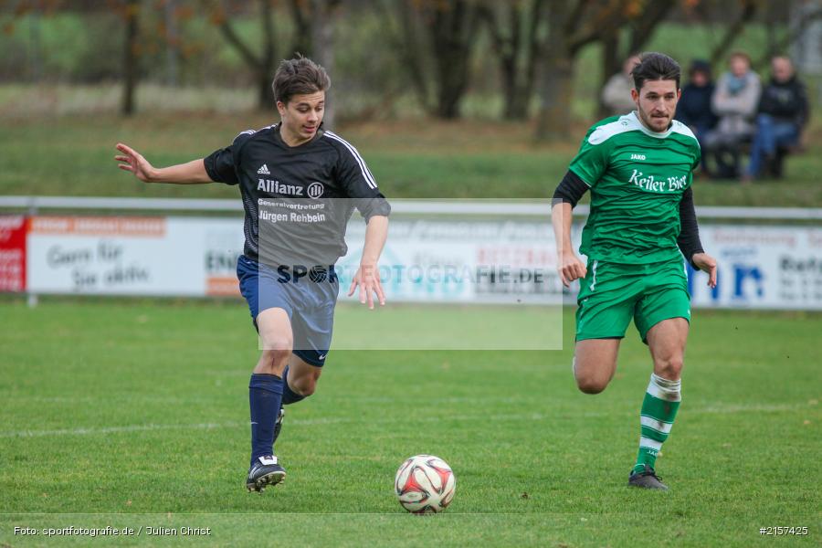 Lorenz Liebler, Dominik Hehrlein, Derby, Kreisliga Würzburg, Fussball, 15.11.2015, FV Karlstadt, TSV Retzbach - Bild-ID: 2157425