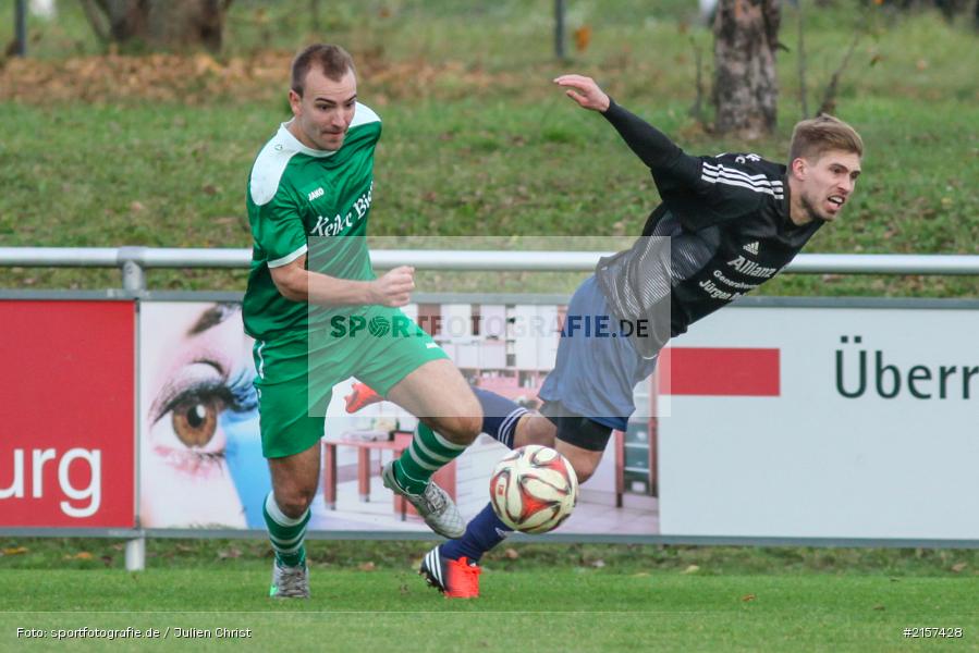 Philipp Gößwein, Benjamin Eichelmann, Derby, Kreisliga Würzburg, Fussball, 15.11.2015, FV Karlstadt, TSV Retzbach - Bild-ID: 2157428 Philipp Gößwein, Benjamin Eichelmann, Derby, Kreisliga Würzburg, Fussball, 15.11.2015, FV Karlstadt, TSV Retzbach - Bild-ID: 2157428