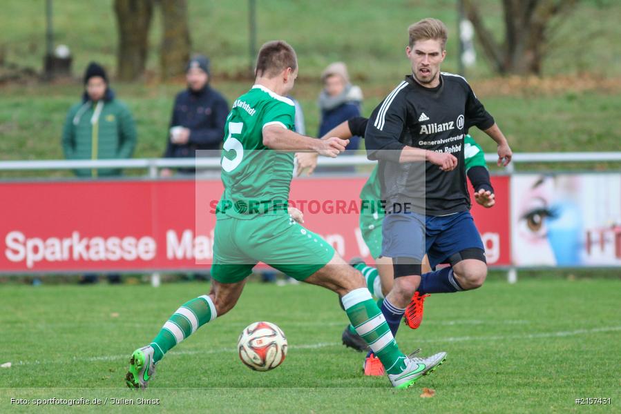 Philipp Gößwein, Benjamin Eichelmann, Derby, Kreisliga Würzburg, Fussball, 15.11.2015, FV Karlstadt, TSV Retzbach - Bild-ID: 2157431 Philipp Gößwein, Benjamin Eichelmann, Derby, Kreisliga Würzburg, Fussball, 15.11.2015, FV Karlstadt, TSV Retzbach - Bild-ID: 2157431