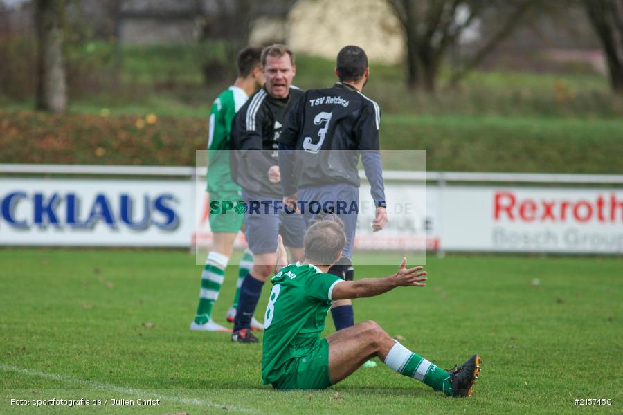William Vielwerth, Matthias Frank, Derby, Kreisliga Würzburg, Fussball, 15.11.2015, FV Karlstadt, TSV Retzbach - Bild-ID: 2157450