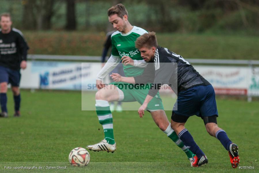 Philipp Gößwein, Sebastian Leisgang, Derby, Kreisliga Würzburg, Fussball, 15.11.2015, FV Karlstadt, TSV Retzbach - Bild-ID: 2157456 Philipp Gößwein, Sebastian Leisgang, Derby, Kreisliga Würzburg, Fussball, 15.11.2015, FV Karlstadt, TSV Retzbach - Bild-ID: 2157456