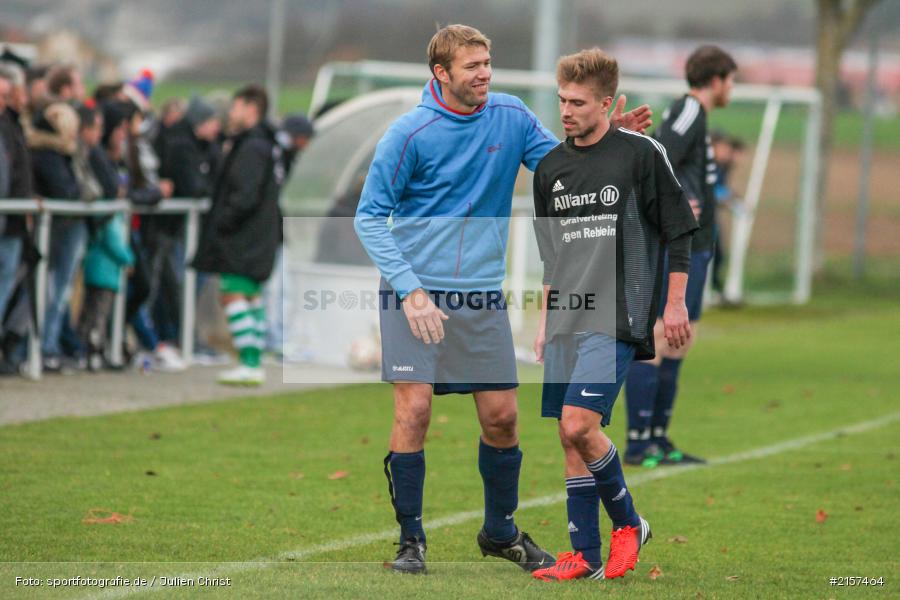Philipp Gößwein, Steffen Amthor, Derby, Kreisliga Würzburg, Fussball, 15.11.2015, FV Karlstadt, TSV Retzbach - Bild-ID: 2157464