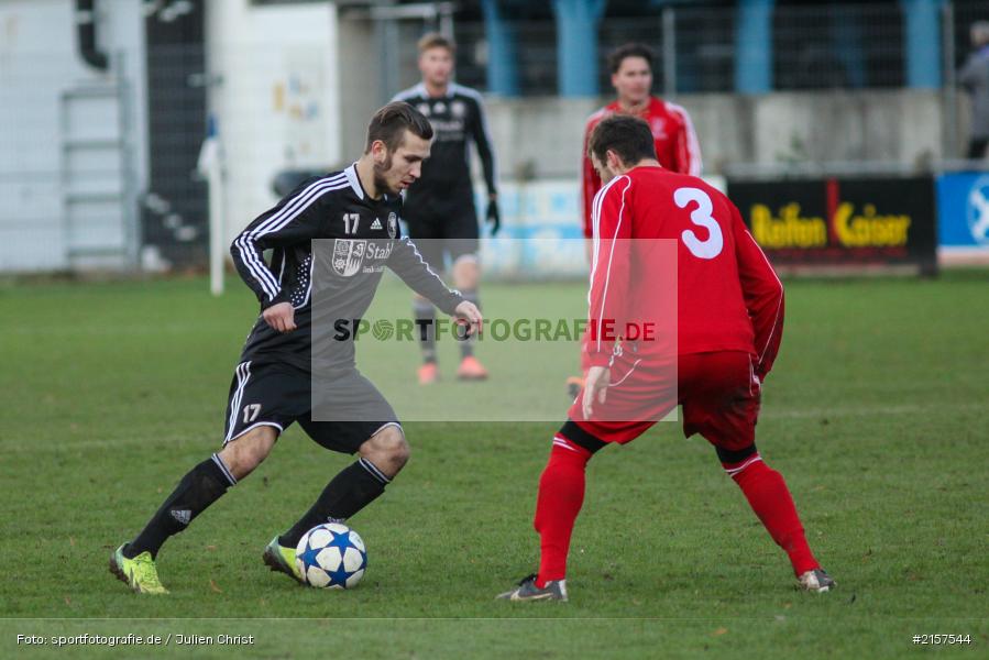 Tobias Mueller, Alexander Funk, 22.11.2015, Kreisliga Würzburg, Fussball, SC Schollbrunn, FV Gemünden/Seifriedsburg - Bild-ID: 2157544