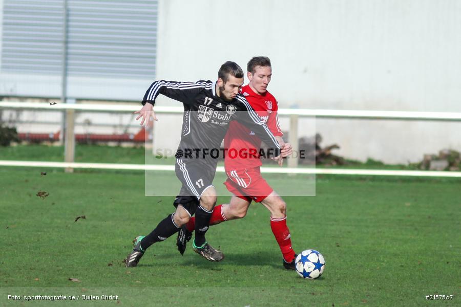 Alexander Funk, Sebastian Kleespies, 22.11.2015, Kreisliga Würzburg, Fussball, SC Schollbrunn, FV Gemünden/Seifriedsburg - Bild-ID: 2157567