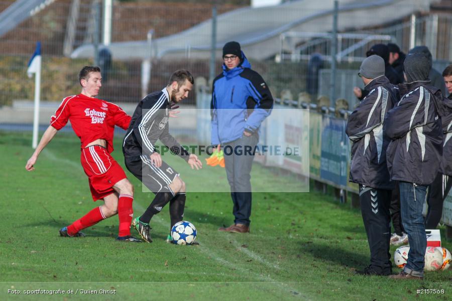 Sebastian Kleespies, Alexander Funk, 22.11.2015, Kreisliga Würzburg, Fussball, SC Schollbrunn, FV Gemünden/Seifriedsburg - Bild-ID: 2157568