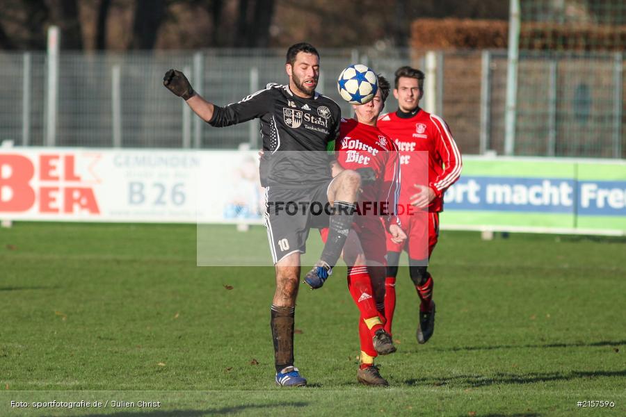 Robert Erfurt, Marcel Boos, 22.11.2015, Kreisliga Würzburg, Fussball, SC Schollbrunn, FV Gemünden/Seifriedsburg - Bild-ID: 2157596
