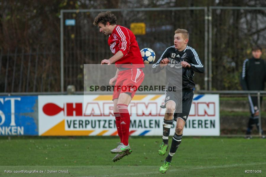 Mateusz Faka, Christopher Müller, 22.11.2015, Kreisliga Würzburg, Fussball, SC Schollbrunn, FV Gemünden/Seifriedsburg - Bild-ID: 2157608