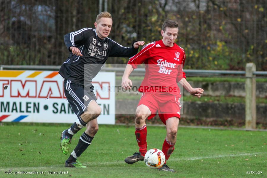 Sebastian Kleespies, Mateusz Faka, 22.11.2015, Kreisliga Würzburg, Fussball, SC Schollbrunn, FV Gemünden/Seifriedsburg - Bild-ID: 2157629