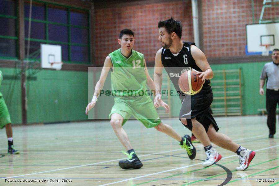 Mario Münch, Nicolai Karl, 13.02.2016, Erwin-Ammann-Halle, Basketball, SV Kürnach, TSV Karlstadt II - Bild-ID: 2158664