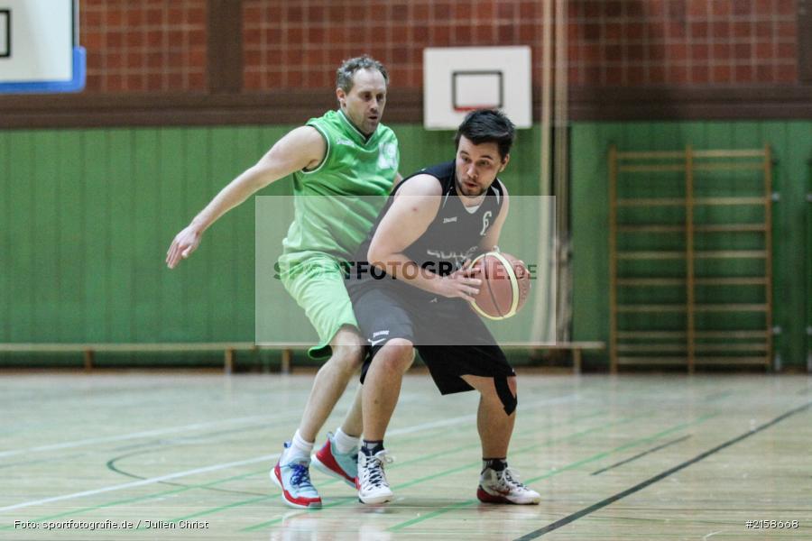 Mario Münch, Matthias Hofmann, 13.02.2016, Erwin-Ammann-Halle, Basketball, SV Kürnach, TSV Karlstadt II - Bild-ID: 2158668 Mario Münch, Matthias Hofmann, 13.02.2016, Erwin-Ammann-Halle, Basketball, SV Kürnach, TSV Karlstadt II - Bild-ID: 2158668