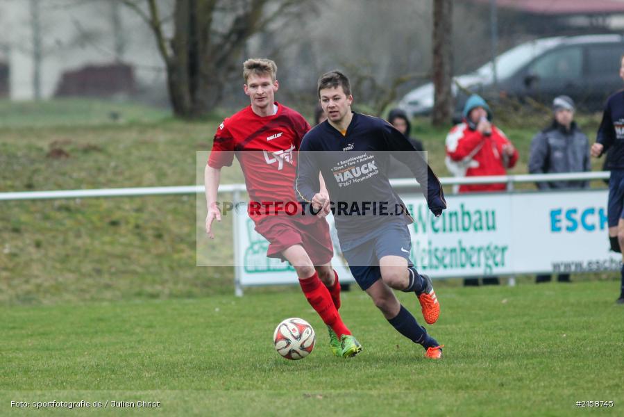 Marcell König, Tobias Hehrlein, Derby, 28.02.2016, Kreisliga, Fussball, FSV Zellingen, TSV Retzbach - Bild-ID: 2158745