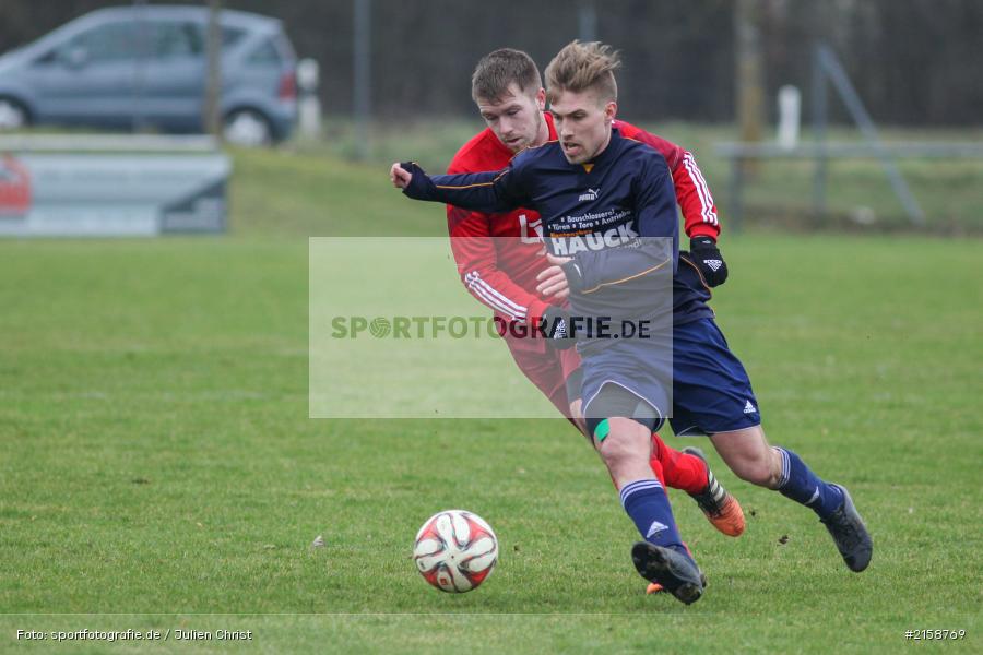 Philipp Gößwein, Markus Steinbach, Derby, 28.02.2016, Kreisliga, Fussball, FSV Zellingen, TSV Retzbach - Bild-ID: 2158769